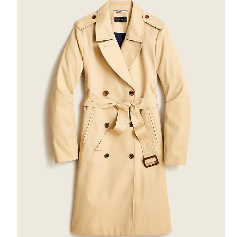 EUC J.Crew Women's 2011 Icon Trench Size 8